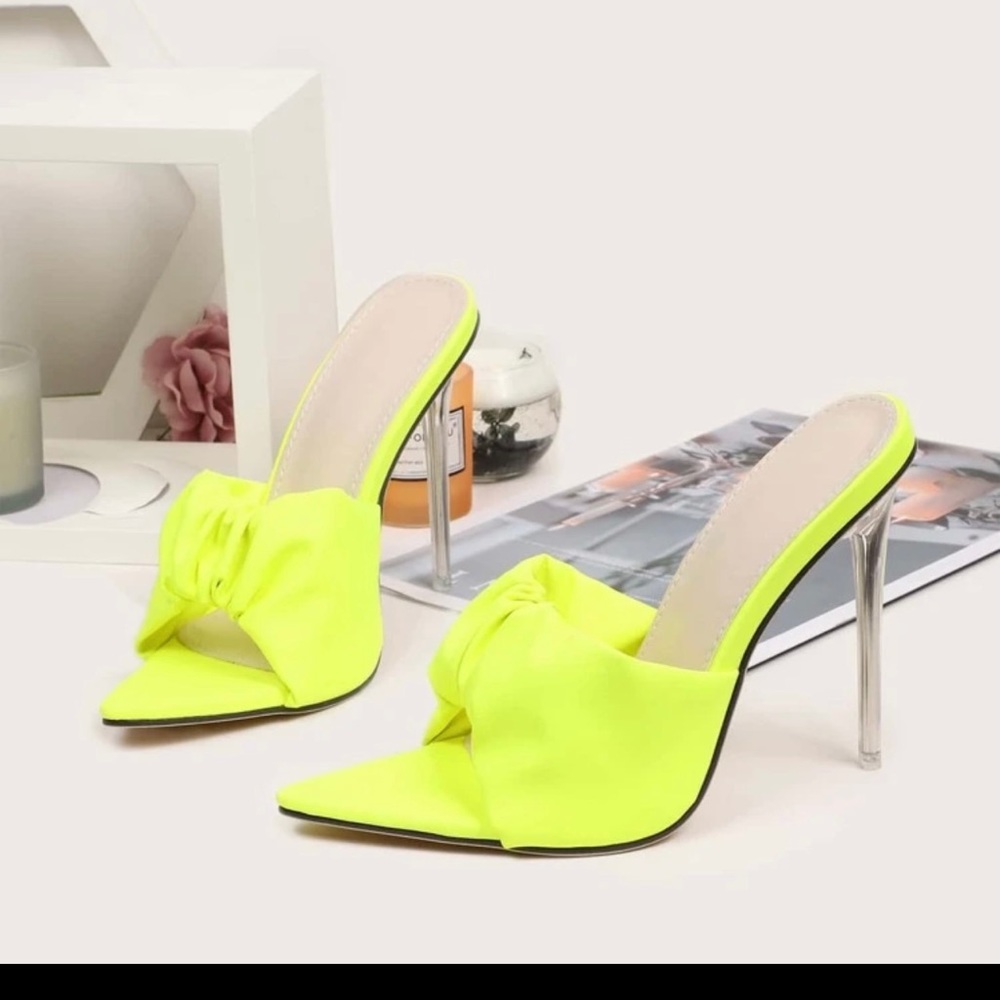 Ruched Design sandal mules